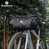 RideMate 100% Waterproof Bike Handlebar Bag 8L Double-sided Opening Expanded Capacity