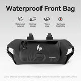 RideMate 100% Waterproof Bike Handlebar Bag 8L Double-sided Opening Expanded Capacity