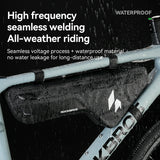 RideMate 100% Waterproof Frame Bag 1.9L Down Tube Bag