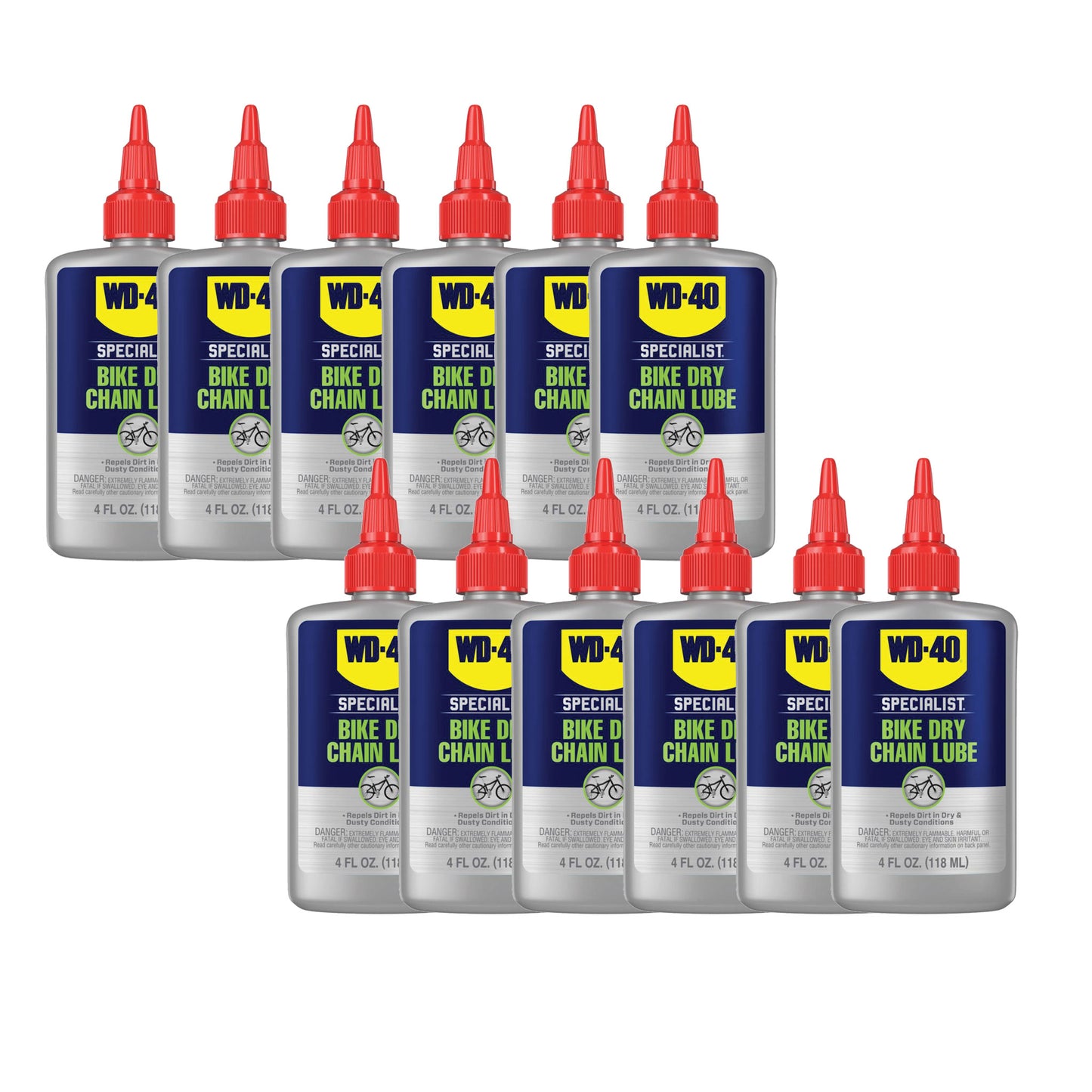 WD-40 BIKE Dry Lube 4.0oz 12/Count