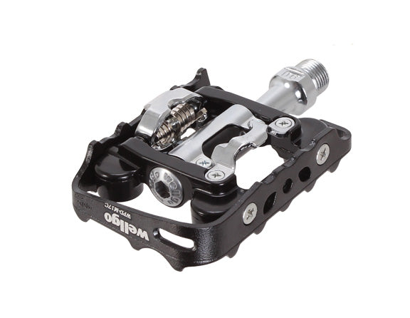 Wellgo WPD-M17C Clipless/Cage Pedals Black/Black