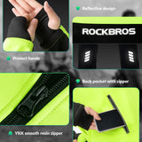 Cycling Jacket Pants Winter Suit Fluorescent Green