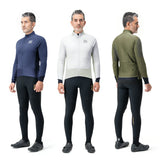 Winter Cycling Jacket Double-Layer Thermal Fleece