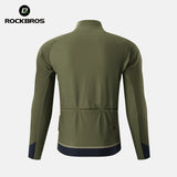 Winter Cycling Jacket Double-Layer Thermal Fleece