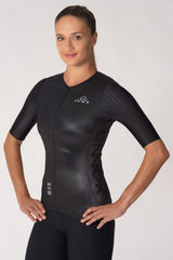 Women's Xenon X1 Black Pro Cycling Jersey