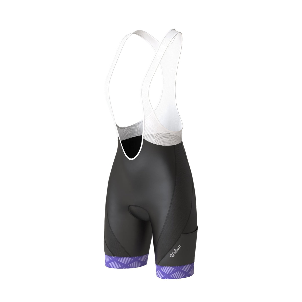 Women's Pro Series Purple Cycling Short Sleeve Jerseys / Bib Shorts
