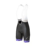 Women's Pro Series Purple Cycling Short Sleeve Jerseys / Bib Shorts