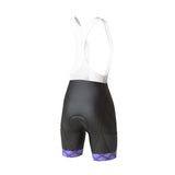 Women's Pro Series Purple Cycling Short Sleeve Jerseys / Bib Shorts