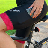 Women's Pro Series Purple Cycling Short Sleeve Jerseys / Bib Shorts