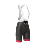 Women's Pro Series Red Cycling Short Sleeve Jerseys / Bib Shorts