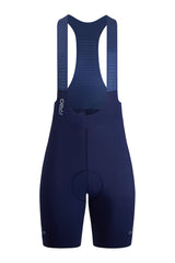 Women's Seamless Blue Pro Cycling Bib Shorts