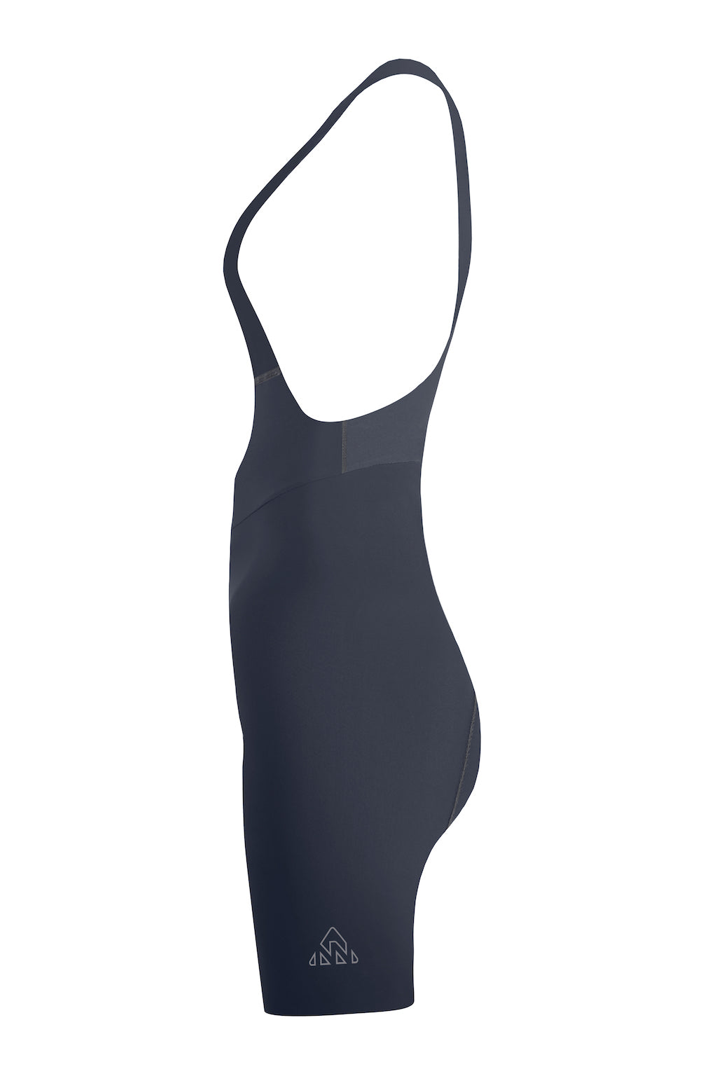 Women's Seamless Gray Pro Cycling Bib Shorts