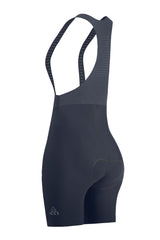 Women's Seamless Gray Pro Cycling Bib Shorts