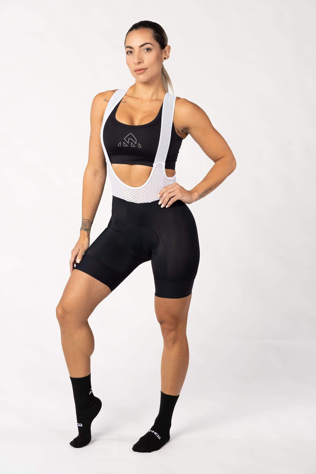Women's Smooth Black Expert Cycling Bib