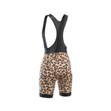 Women's Urban Leopard Print Short Sleeve Jerseys / Bib Shorts