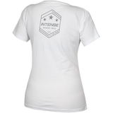 Women's Army White V-Neck Tee
