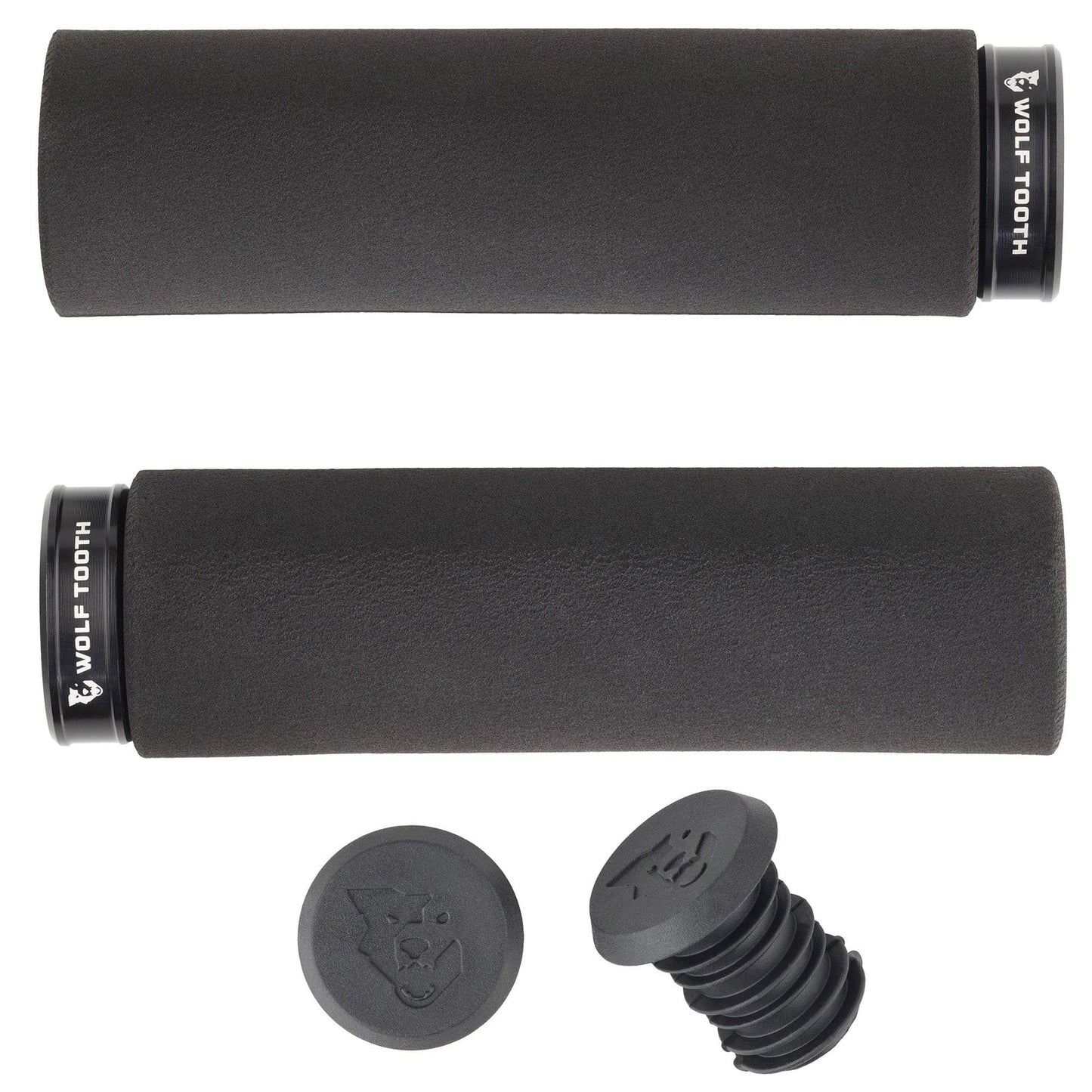 Wolf Tooth Fat Paw Lock-on Grips - Black/Black