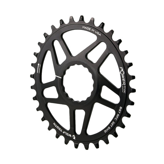 Wolf Tooth Elliptical Direct Mount Chainring - 32t RaceFace CINCH Boost Drop-Stop ST Shimano 12 Speed HG+ BLK