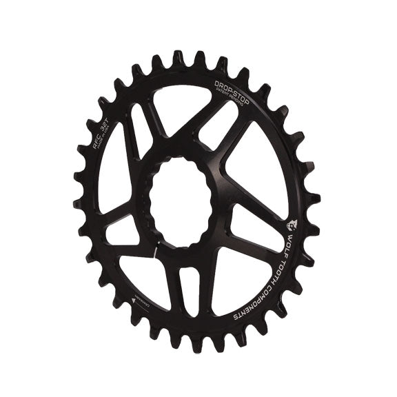 Wolf Tooth Elliptical Direct Mount Chainring - 32t RaceFace/Easton CINCH Direct Mount Drop-Stop 6mm Offset BLK