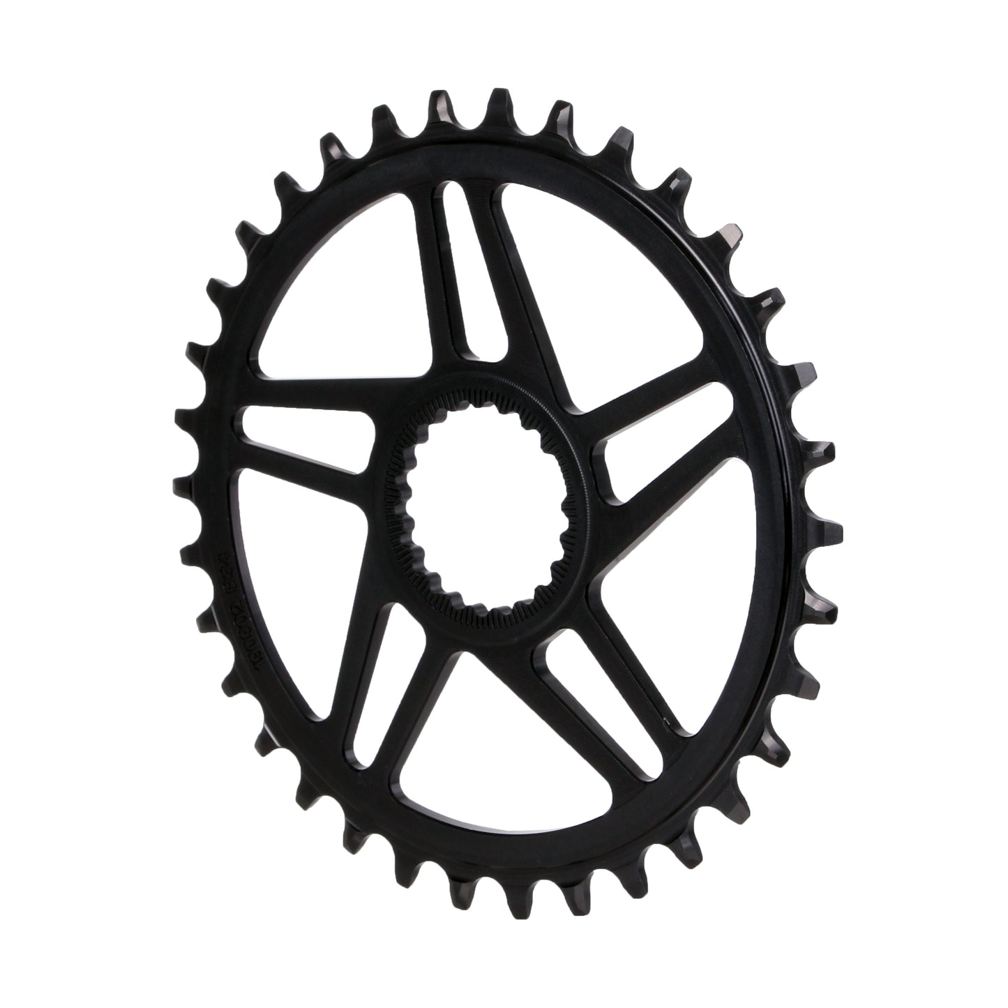 Wolf Tooth Direct Mount Chainring - 34t Shimano DM For Boost Cranks 3mm Offset Requires 12-Speed Hyperglide+ Chain BLK