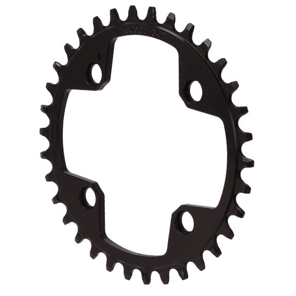 Wolf Tooth 94 BCD Chainring - 34t 94 BCD 4-Bolt Drop-Stop For SRAM Cranks BLK