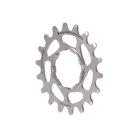 Wolf Tooth Single Speed Stainless Steel Cog - 18t Compatible 3/32" Chains