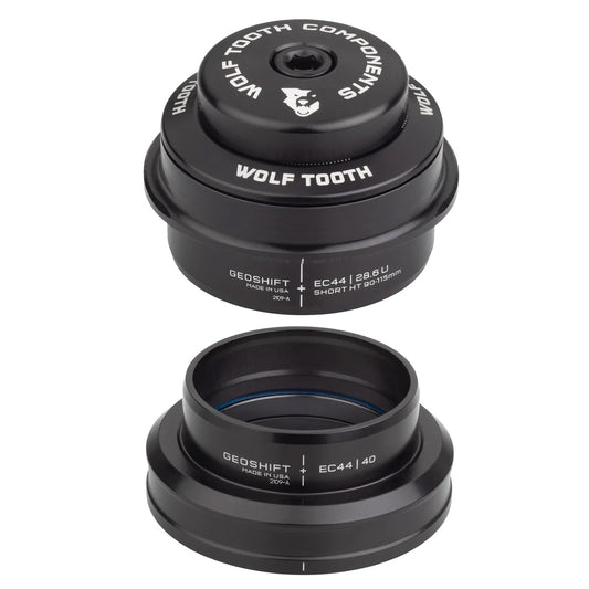 Wolf Tooth GeoShift Performance Angle Headset - 2 Deg Short EC44/EC44 Black