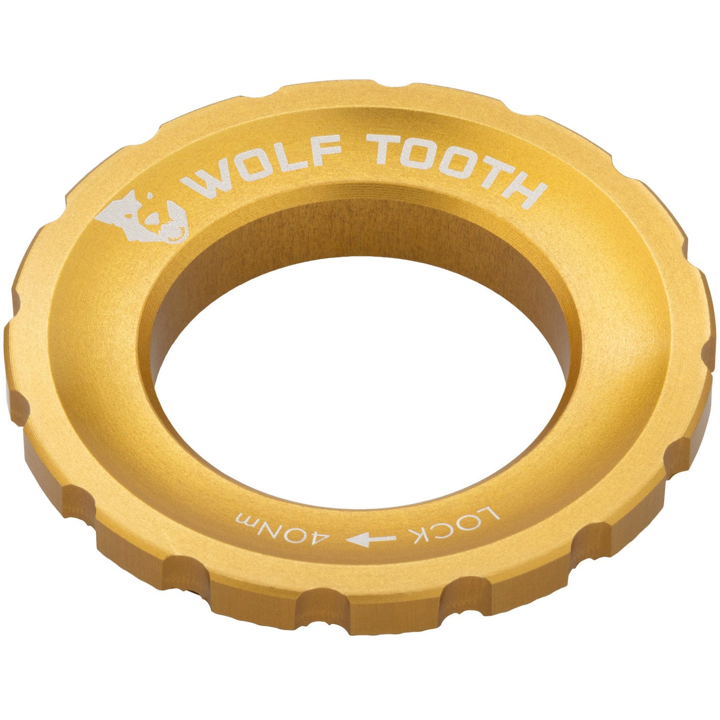 Wolf Tooth CenterLock Rotor Lockring - External Splined Gold