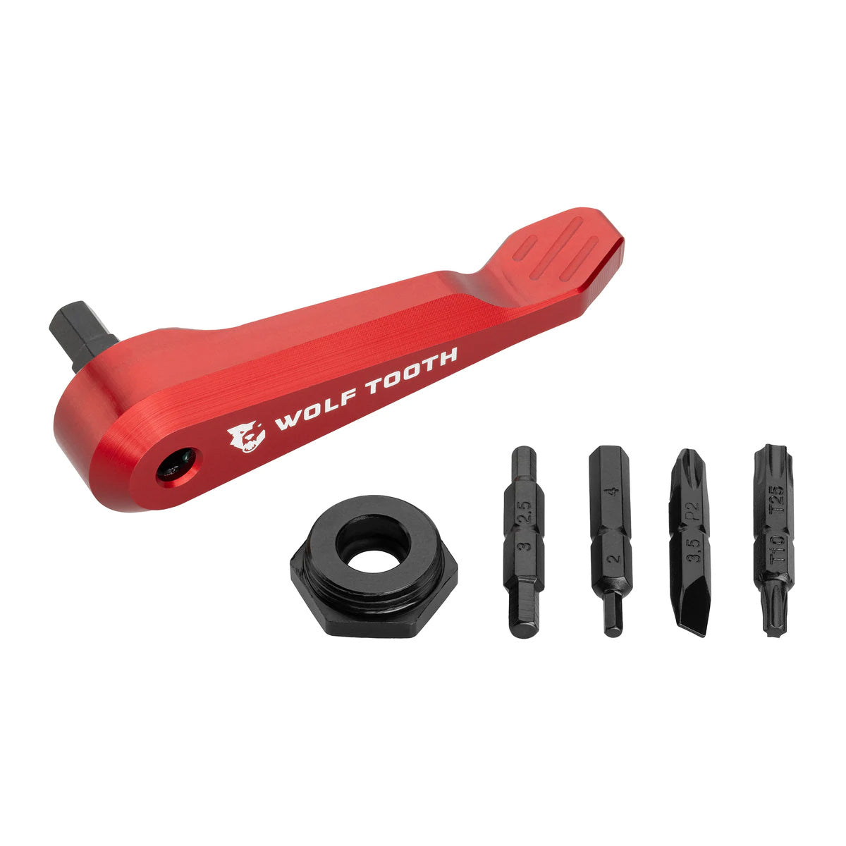 Wolf Tooth Components Axle Handle Multi-Tool Red