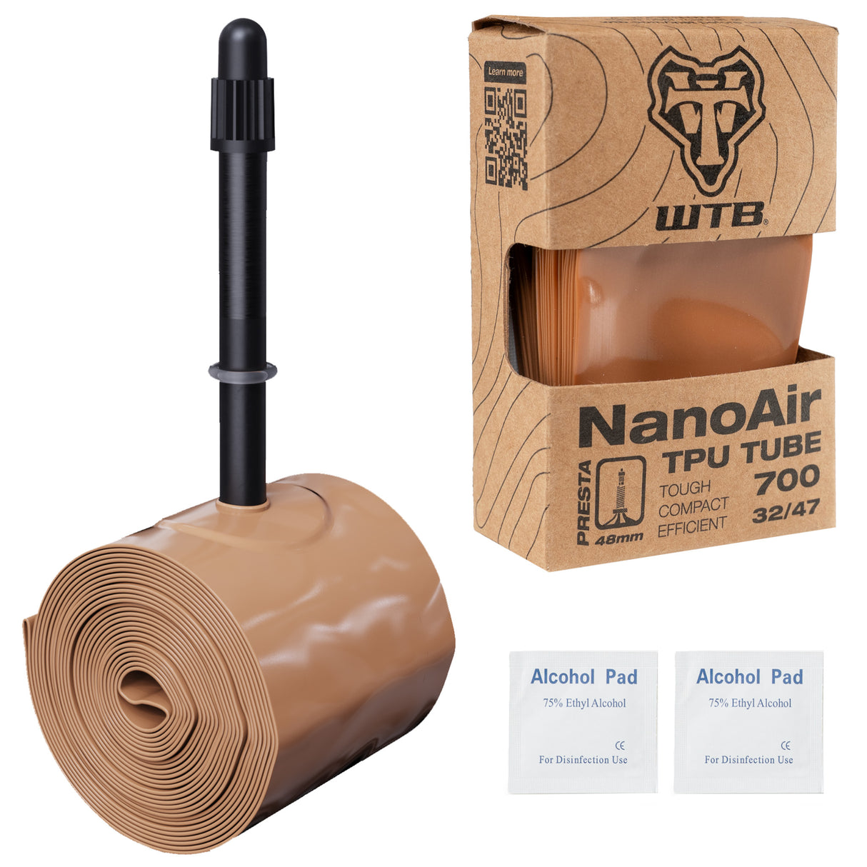 NanoAir TPU Tube, 700 x 32-47mm, 48mm PV
