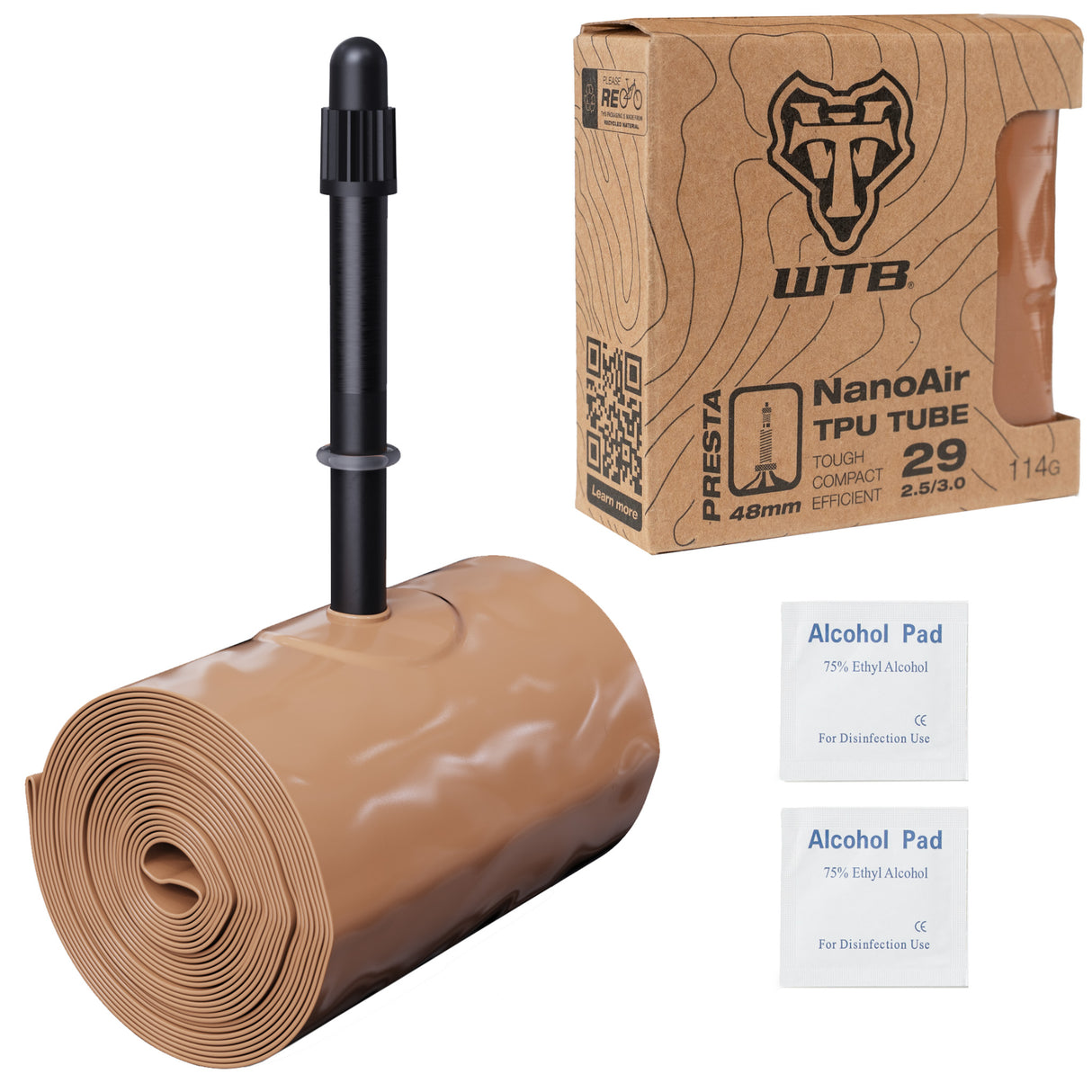 NanoAir TPU Tube, 29 x 2.5-3.0", 48mm PV