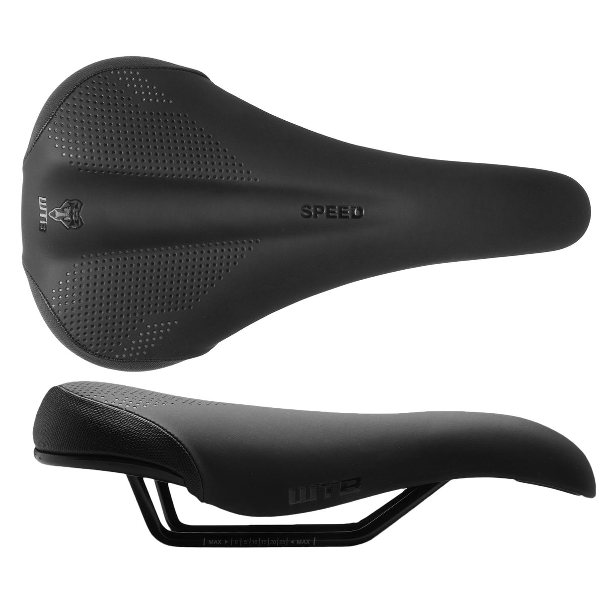 Speed Medium Steel Black Saddle