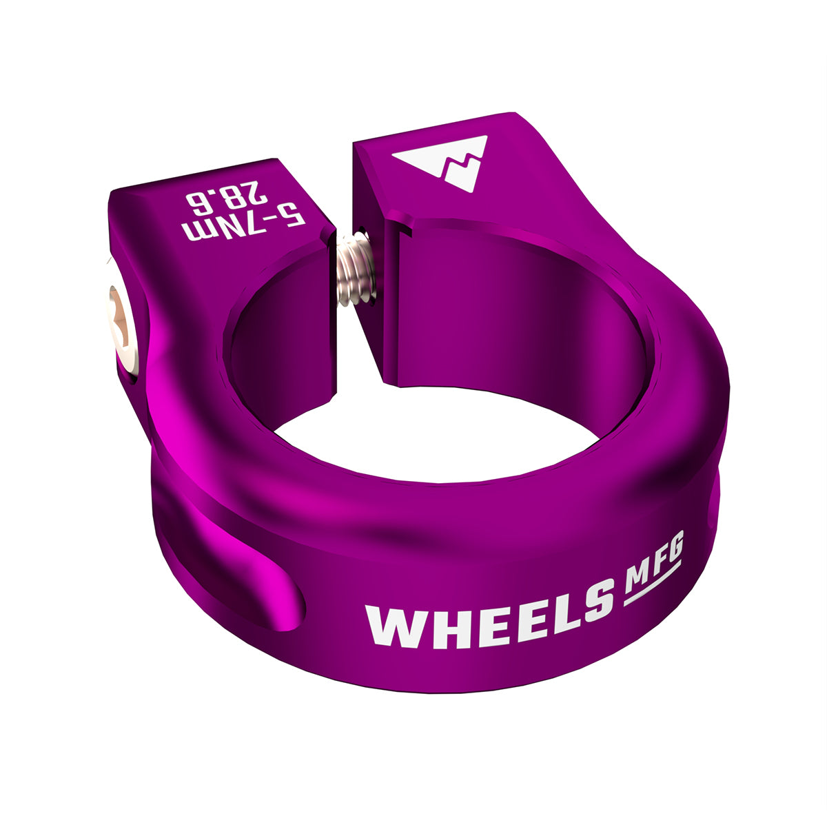 Bolt-On Seatpost Collar, 29.8mm, Purple