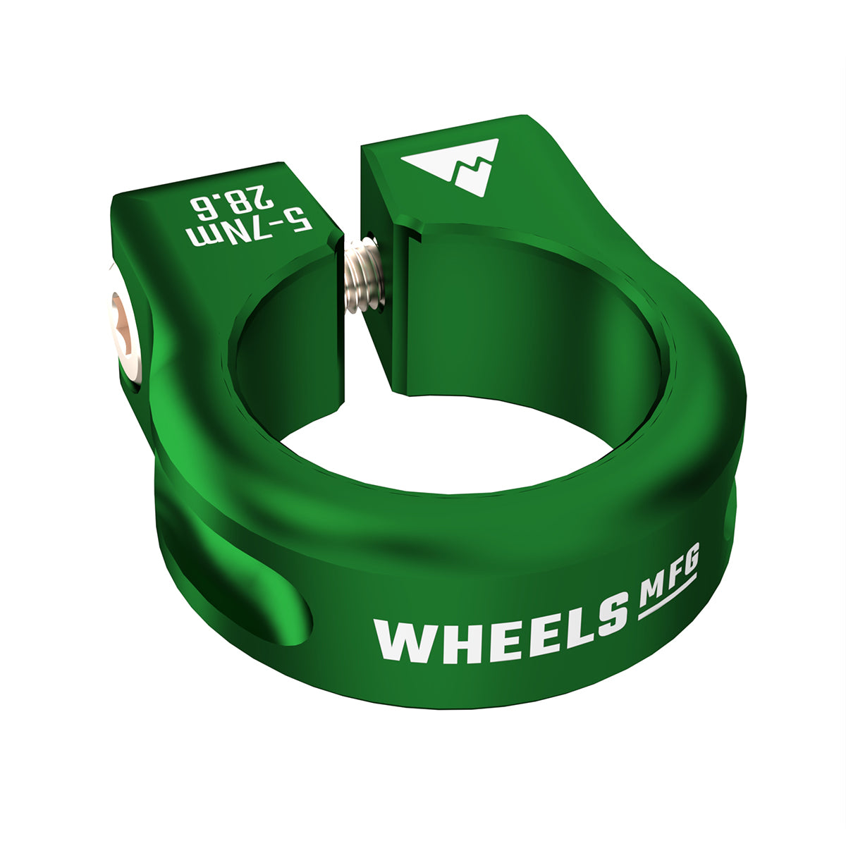 Bolt-On Seatpost Collar, 29.8mm, Green