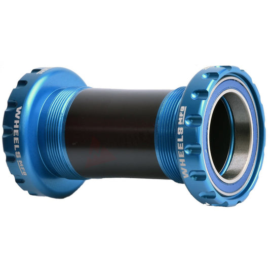 Wheels Manufacturing BSA Bottom Bracket - DUB Spindle ABEC 3 Teal