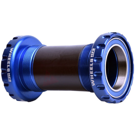 Wheels Manufacturing BSA Bottom Bracket - DUB Spindle ABEC 3 Blue