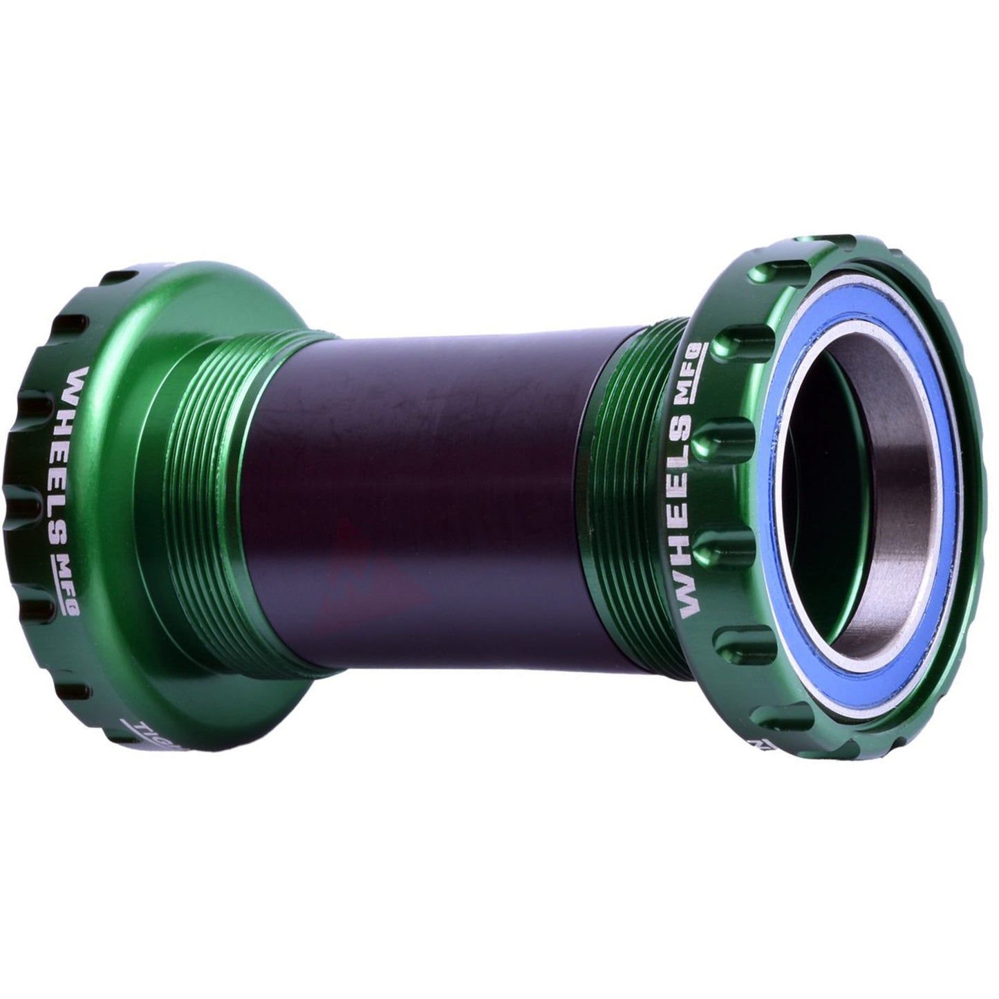 Wheels Manufacturing BSA Bottom Bracket - DUB Spindle ABEC 3 Green