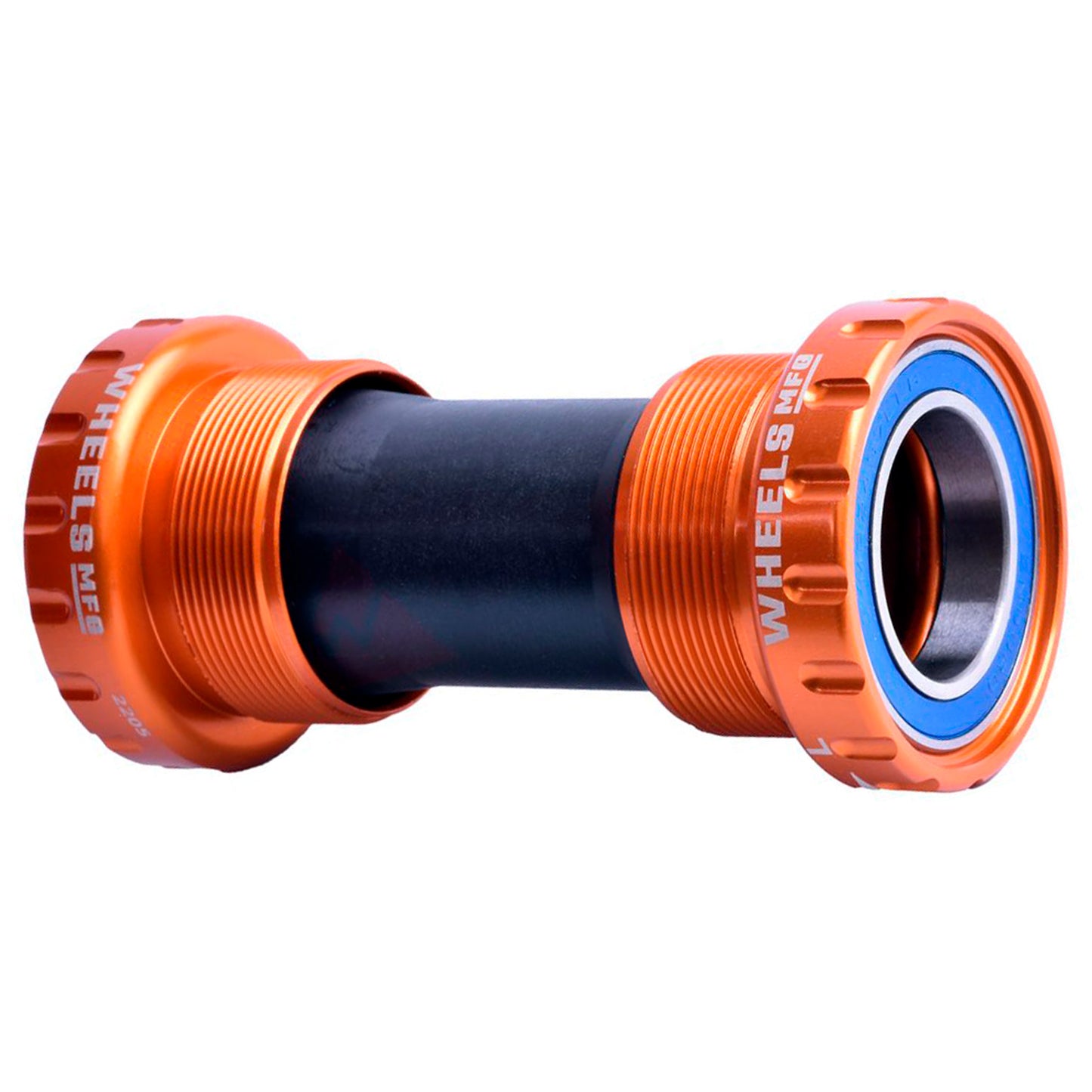 Wheels Manufacturing BSA Bottom Bracket - Shimano Hollowtech II Spindle ABEC 3 Orange