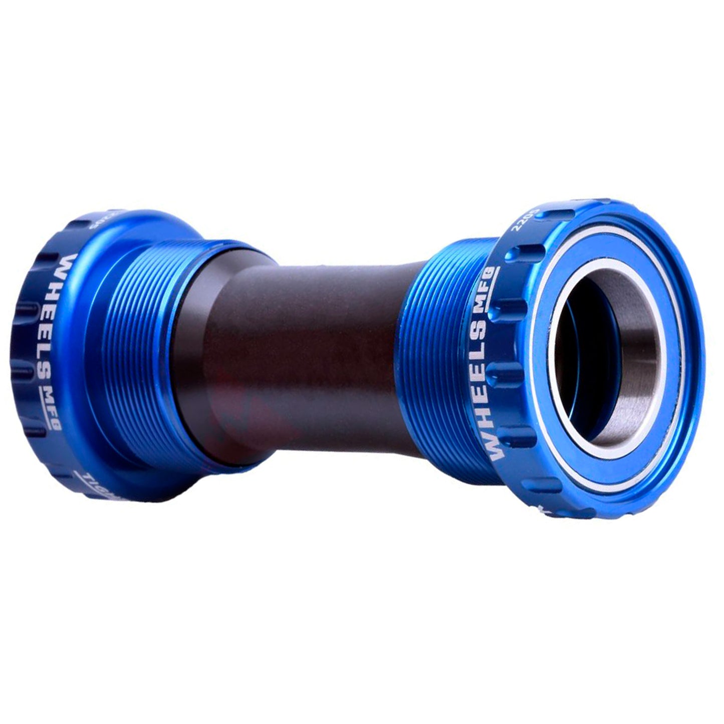 Wheels Manufacturing BSA Bottom Bracket - Shimano Hollowtech II Spindle ABEC 3 Blue