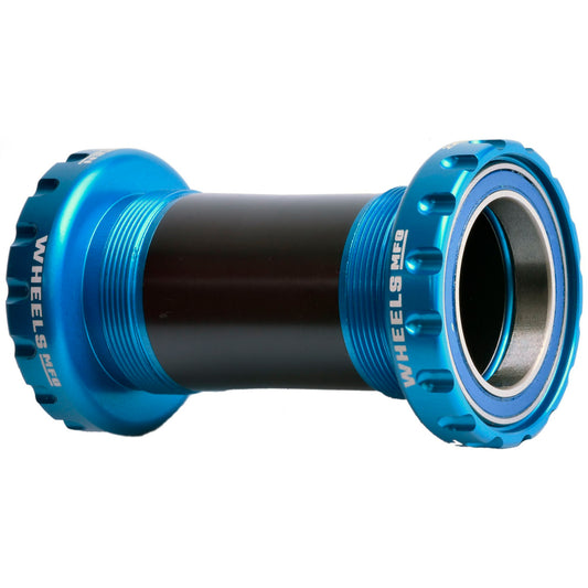 Wheels Manufacturing BSA 30 Bottom Bracket - English BSA Frame Interface ABEC-3 Bearings For 30mm Spindle Teal