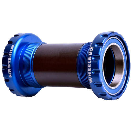 Wheels Manufacturing BSA 30 Bottom Bracket - English BSA Frame Interface ABEC-3 Bearings For 30mm Spindle Blue