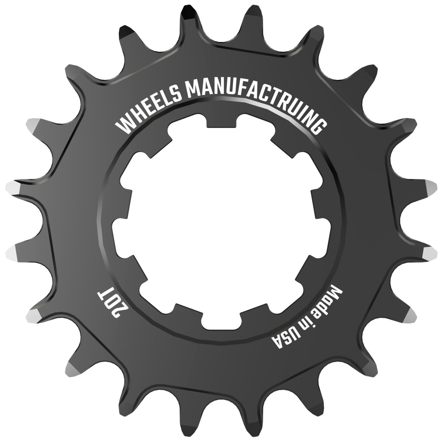 Wheels Manufacturing SOLO-SPEED Cog - 20t Fits SOLO-SPLINE SOLO-XD kits BLK