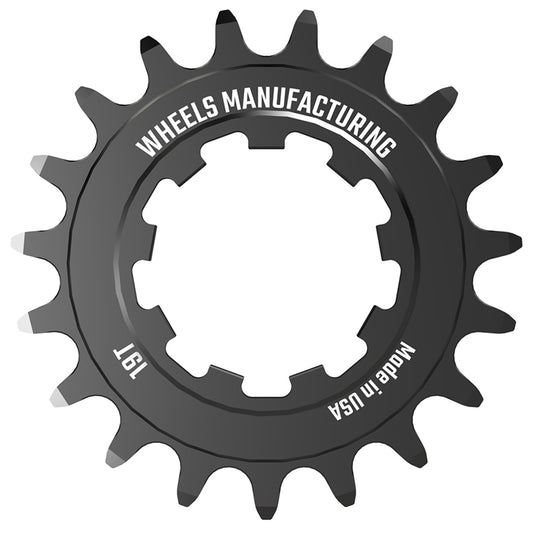 Wheels Manufacturing SOLO-SPEED Cog - 19t Fits SOLO-SPLINE SOLO-XD kits BLK