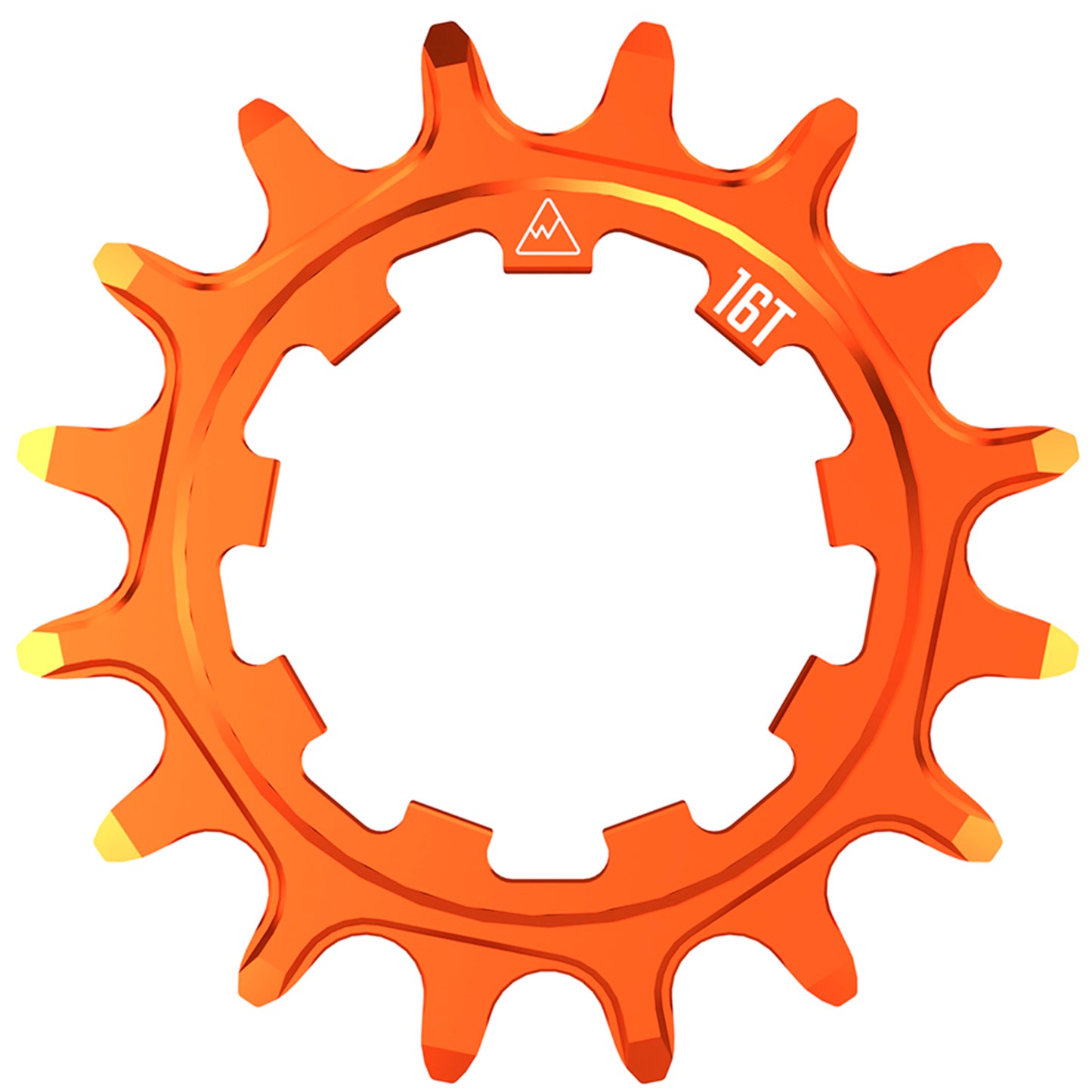 Wheels Manufacturing SOLO-SPEED Cog - 16t Fits SOLO-SPLINE SOLO-XD kits Orange