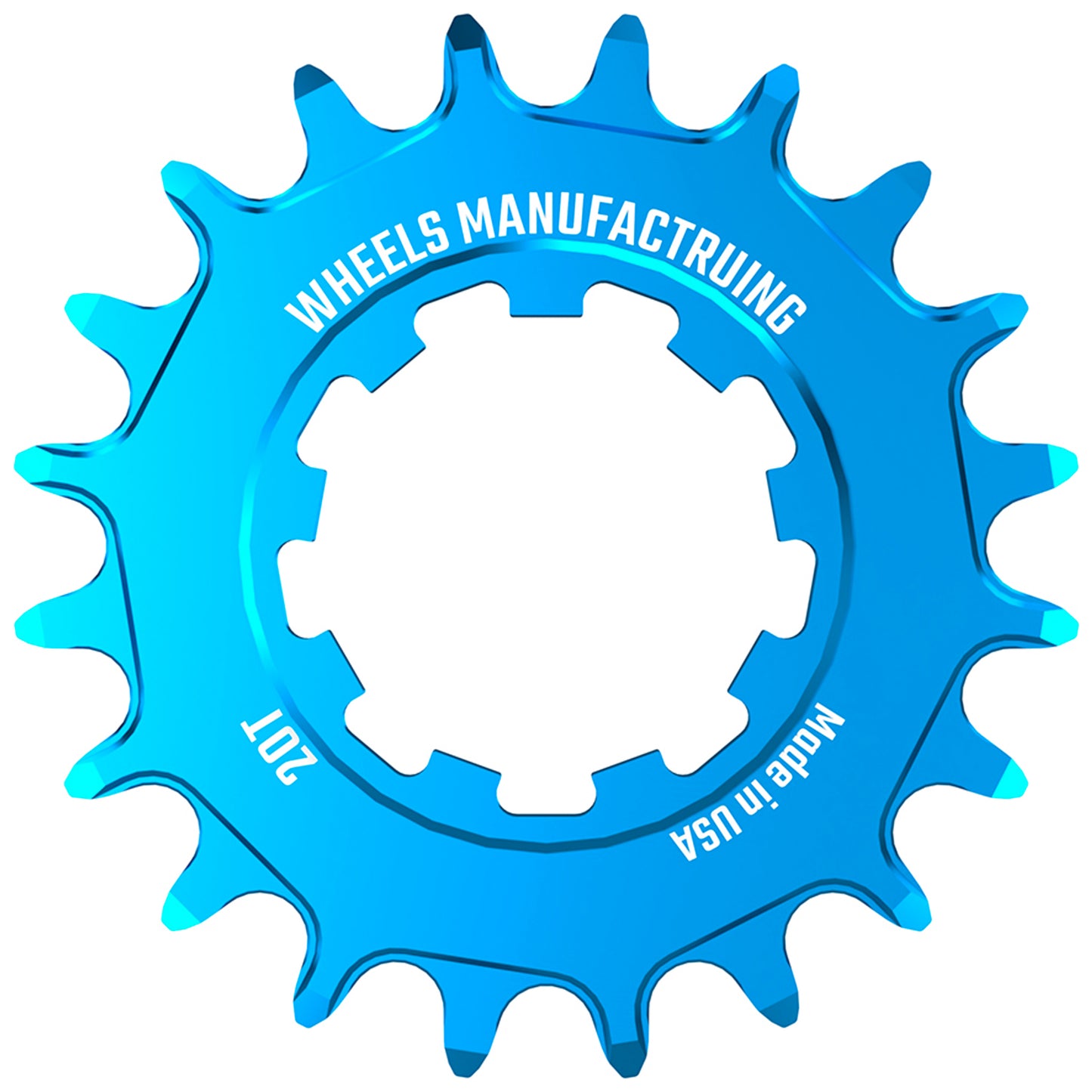 Wheels Manufacturing SOLO-SPEED Cog - 20t Fits SOLO-SPLINE SOLO-XD kits Teal