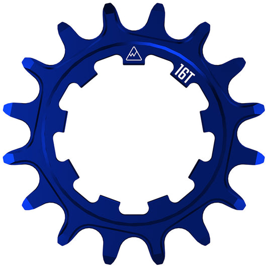 Wheels Manufacturing SOLO-SPEED Cog - 16t Fits SOLO-SPLINE SOLO-XD kits Blue