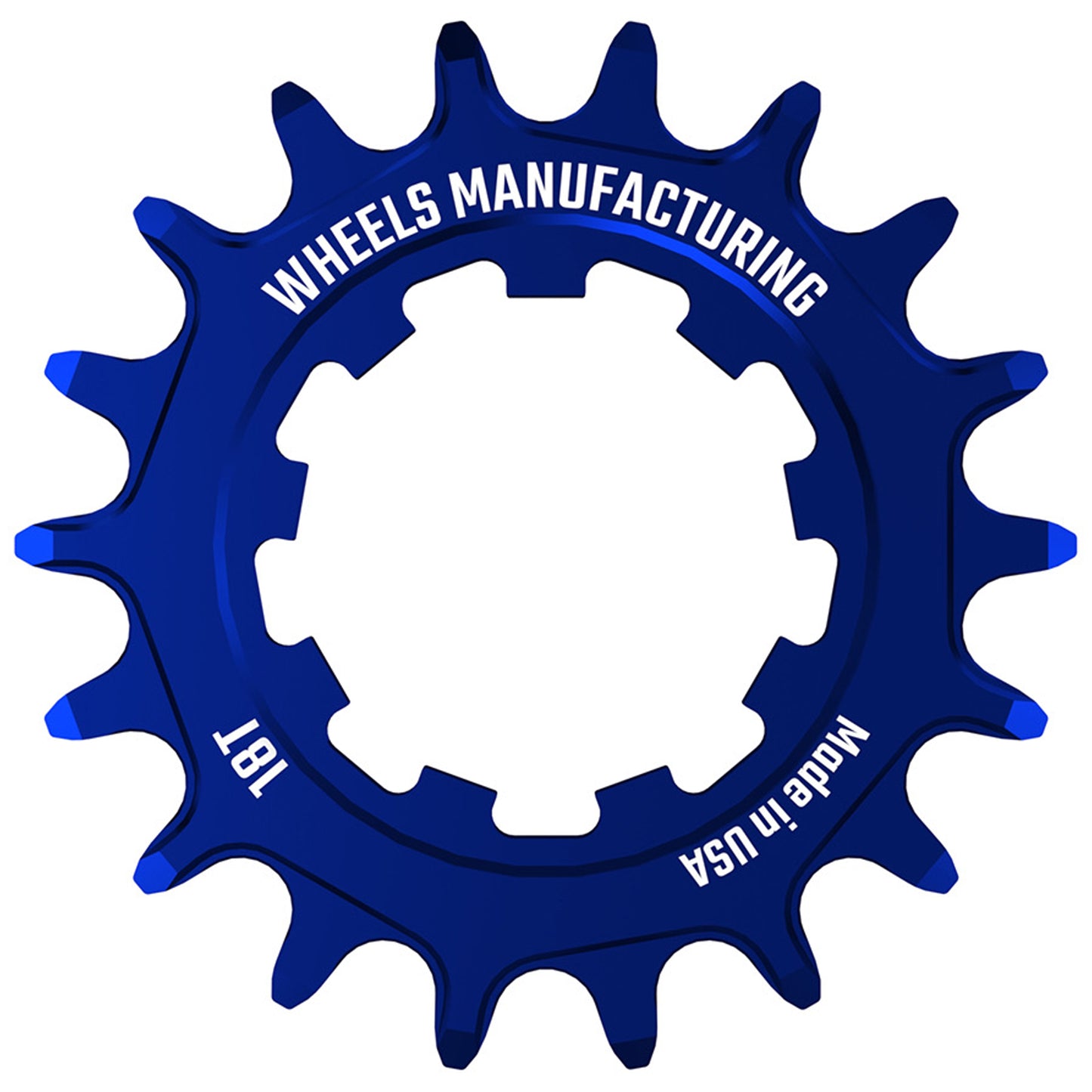 Wheels Manufacturing SOLO-SPEED Cog - 18t Fits SOLO-SPLINE SOLO-XD kits Blue