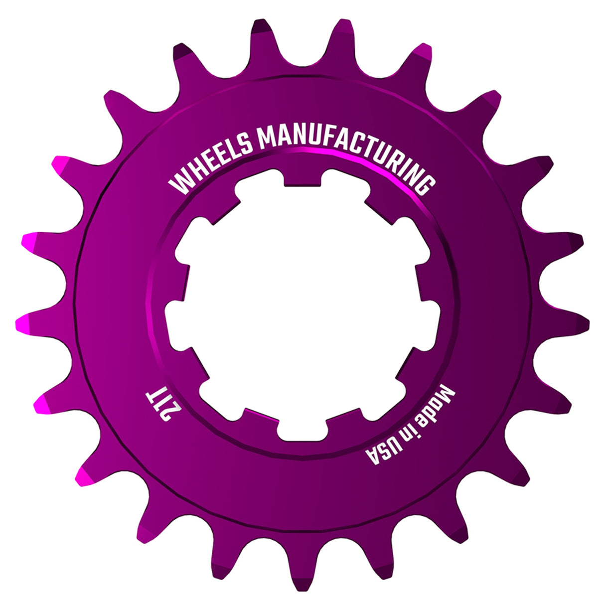 SOLO Singlespeed Cog, 21t, Purple