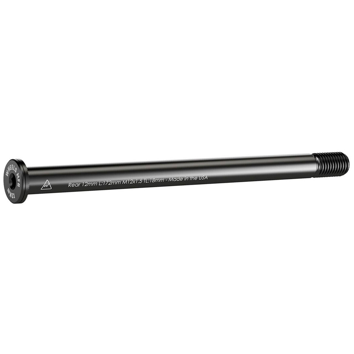 Thru-Axle, Rear, 12mm, 1.5x172mm - Blk