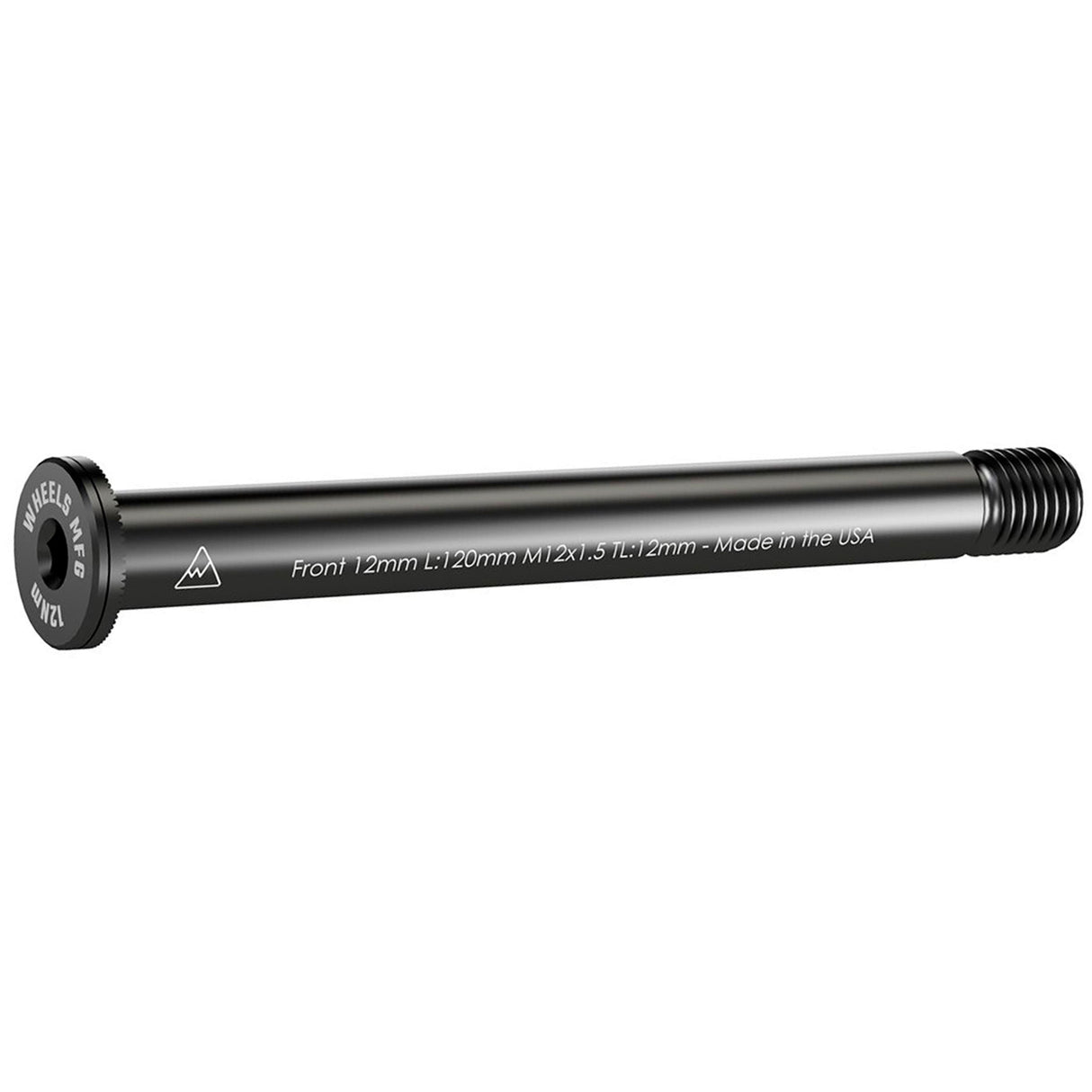 Thru-Axle, Front, 12mm, 1.5x120mm - Blk